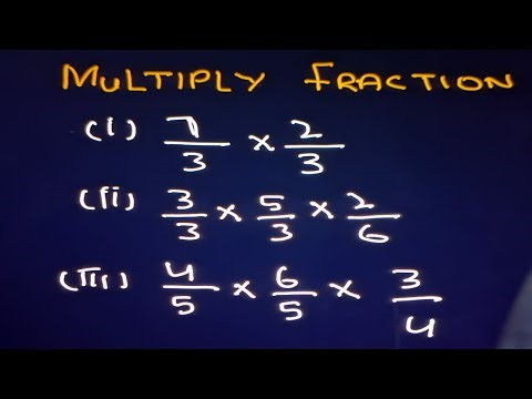 How To Multiplying Fractions In Seconds | Fractions For Beginners