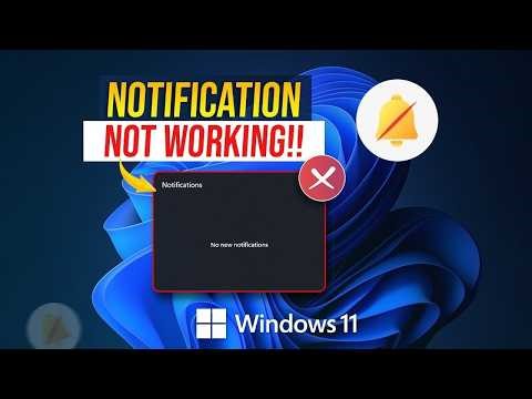 How to Fix Notifications Not Working on Windows 11 Why Windows Notification Is Not Working