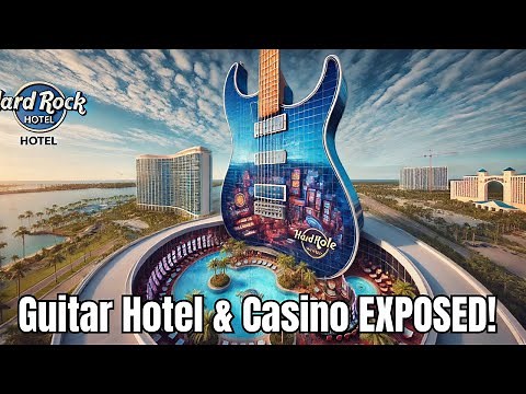 The World's Only Guitar Shaped Hotel: Seminole Hard Rock Tour!