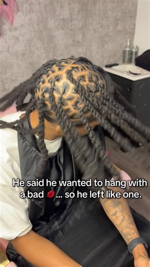 Not just a retwist… it’s a whole confidence boost 🔥 He said he wanted to hang with a bad 💋… so he left like one. 📍 Located in Kennesaw, GA just 3 minutes from KSU 🎓 college students $15 off * must have valid ID* Luxurylocs Growth Elixir is ONLY $15, LIMITED stock available to purchase 🌿 #locjourney #loctician #loctips #kennesaw #locinspiration