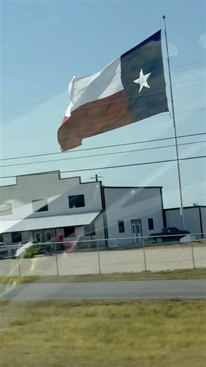 Texas Flag waving