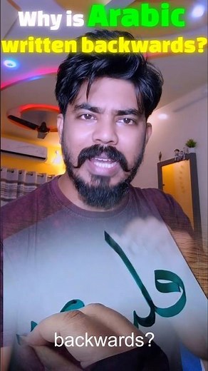 Why Does Arabic And Urdu Written Right To Left? 🤔 #shorts