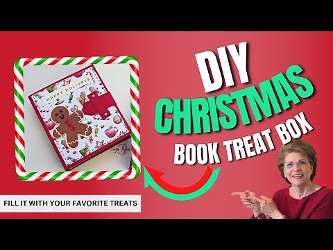 Easy Diy Christmas Book Treat Box To Make-Make Your Christmas Giving Extra Special!