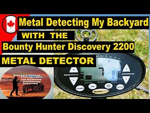 Metal Detecting With The Bounty Hunter Discovery 2200 Metal Detector