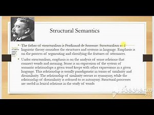 STUDY OF SEMANTICS( DIFFERENT APPROACHES)