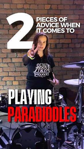 I’ve got two pieces of advice when it comes to playing paradiddles: 1️⃣ If your singles and doubles aren’t where you want them to be yet, work on those first! Paradiddles are really just a combo of singles and doubles: RLRR LRLL → Single, Double, Single, Double. Nail those building blocks first, and paradiddles will feel so much smoother. 2️⃣ The second tip? Well… you’ll have to watch the video for that one 😉🥁 Want more help mastering your paradiddles? Comment “BEGINNER”, and we’ll DM you or c