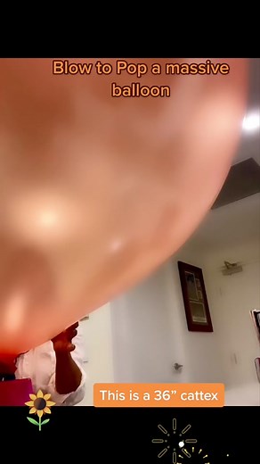 Pop a massive balloon 🎈 #macville #foryoupage #fyp #balloons #rosegold #blowtopop