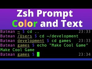 How to Customize Zsh Command Prompt Text