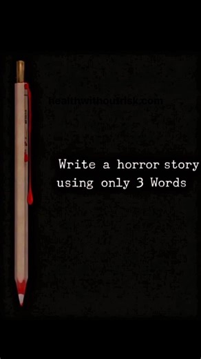 4 comments | Medical Betrayal: 3 Words That Might Haunt You The absolute scariest horror story doesn't involve ghosts; it involves your health. We took on the trending challenge: create a horror story using only 3 words. When you focus on healthcare, the results may be terrifying. Which one gives you the most primal fear? Drop yours in the comments. #healthwithoutrisk #Horror story #healthanxiety #3words #creativitychallenge | Health Without Risk | Facebook