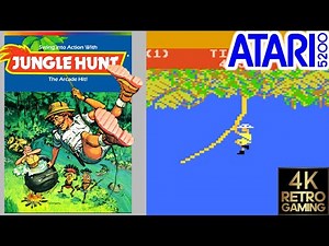 Jungle Hunt Atari 5200 4k Gameplay