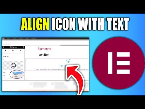 How To Align The Icon With The Text In Elementor - New Method
