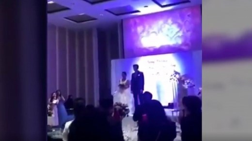Wedding ruined as bride's cheating video is revealed just before he says ‘I do'