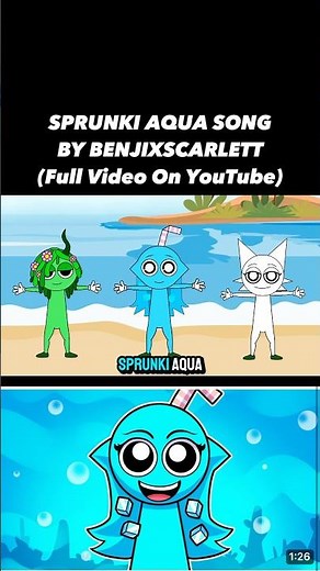 Incredibox Sprunki Aqua Song Animated Music Video