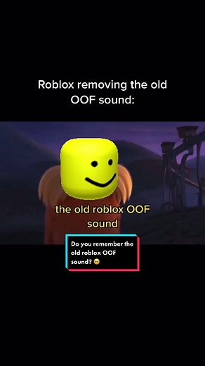 Do you remember the old Roblox OOF sound? I miss it 🥹 the new roblox oof sound just isn’t the same. Here is my take on the lorax taking off my hat trend. #robloxoof #robloxoofsound #teamoof #robloxoofmeme #loraxmeme #roblox #robloxx #viral #robloxfyp #aws_rblx