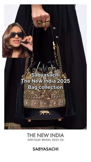 Muskaan Agarwal on Instagram: "Sabyasachi ‘The new Indian’ 2025 bag collection @sabyasachiofficial @bridesofsabyasachi Comment “♥️” & I’ll send you the details in your DMs. Follow for More #WeddingTeaWithMuskabuns [ the new India, Sabyasachi, 2025 collection, Sabyasachi bridal bag, exquisite, potli bag, Nani bag, embroideries, Calcutta sling, envelope cultch, sari wristlet, taj mahal clutch, Trousseau Inspo, Indian Designers, Explore page]"