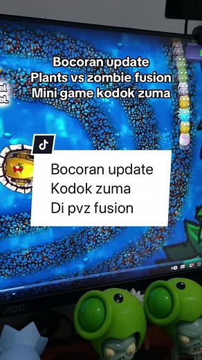 Plants vs Zombies Fusion Mini Game: Zuma Kodok Update