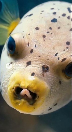 This Fish Has a Dog Face 🐶🐡 | Cutest Puffer Fish Ever