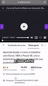 727K views · 851 reactions | Aprenda as mais modernas habilidades com um curso de Excel na Udemy. Adquira as informações mais relevantes com especialistas no assunto. | Udemy | Facebook