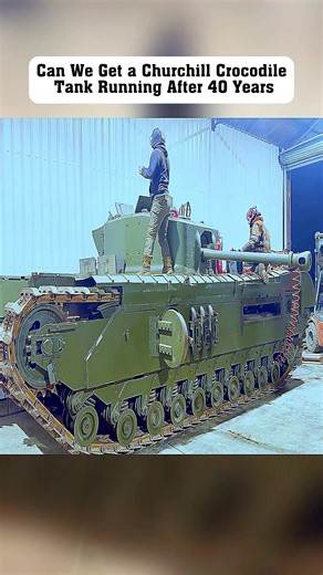 Restoring a Churchill Crocodile Tank After 40 Years