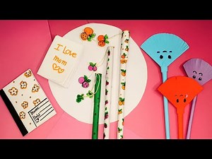 DIY Mini Notebook & Easy Paper Crafts | Cute DIY Pen Decoration Ideas | School Project Crafts
