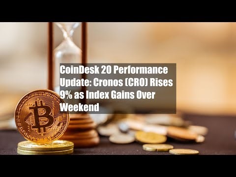 CoinDesk 20 Performance Update: Cronos (CRO) Rises 9% as Index Gains Over Weekend