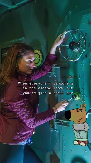 Just a really chill guy trying to solve the escape room🕵️‍♂️ Find your city at www.escapetheroom.com #escaperoom #escapechallenge #weekendfun #adventure #funthingstodo #puzzles #funinthecity #immersive #teambonding #workevent #familyfun #escapetheroom #datenight #holidayfun #thingstodowithkids