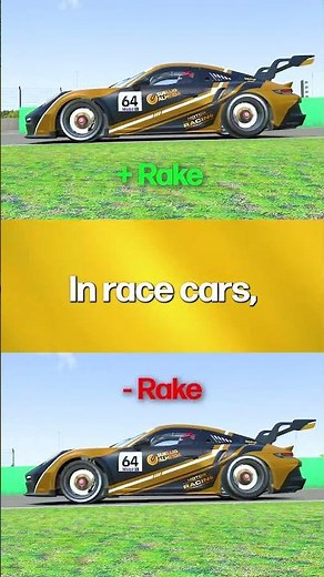 Setup Tip - Rake and Dynamic Rake #simracing #f1 #assettocorsa