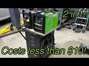 Modifying a Harbor Freight welding cart to hold two machines