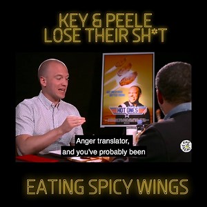 Key & Peele ate hot wings while answering hot questions and they lost their minds. | First We Feast