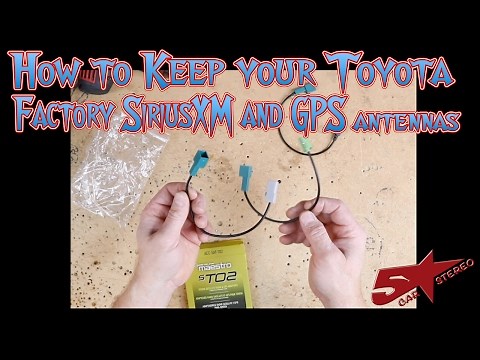 How to keep your Factory Toyota SiriusXM and GPS antennas