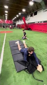 Outfield Training Indoors! Fly Ball Communication! #baseballcoaching #baseballdrills #softball
