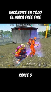 ESCONDITE EN TODO EL MAPA EN FREE FIRE! 😂 parte 5 #freefire #alexgo | AlexGo