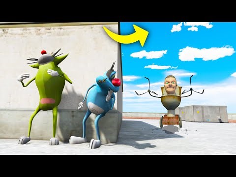 GTA 5 : Hide & Seek With Skibidi Vs Oggy And Jack In GTA 5 ! (GTA 5 Mods)