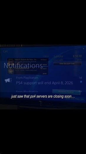 The ps4 servers are closing the 8th April…. || the end of ps4… || ps4 nostalgia hits hard || #ps4 #end #nostalgia #edit #sadnews