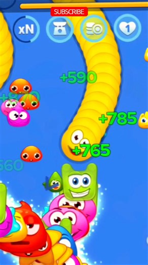 WORMS ZONE ¡O PRO FUN 😊 BIG 🐍 GAME PLAY EP #SHROTS #WORMSZONEIΟ #BIGSNAKEGAME #SNACKGAME3D