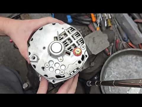Delco Remy 10SI, 12SI Alternator A/C One wire 12V regulator conversion kit tutorial