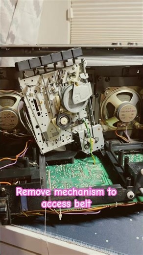 Boombox GE 3-5252A Belt Access #cassette #retro #stereo