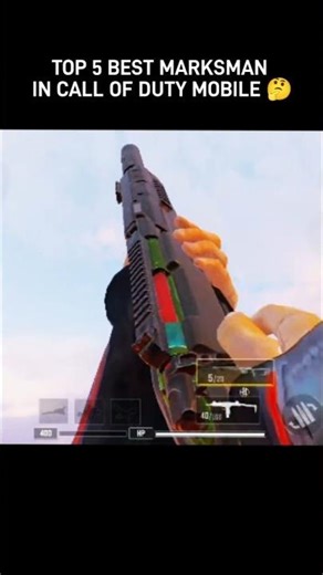 TOP 5 BEST MARKSMAN IN Call of duty mobile 🧐