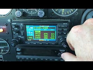 G430W building and loading flight plan