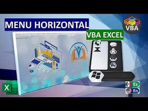 Horizontal Menu in Excel with VBA | Professional Step-by-Step Interface