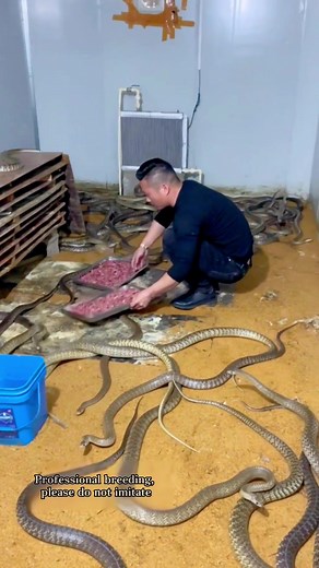 Feeding Time: Mr. Snake's Appetite Surprises Everyone!