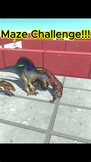 Maze Challenge!!! ARBS | Animal Revolt Battle Simulator! #shorts