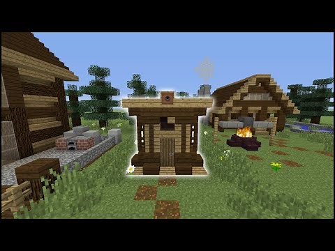 Minecraft Tutorial: How To Make An Outhouse Toilet