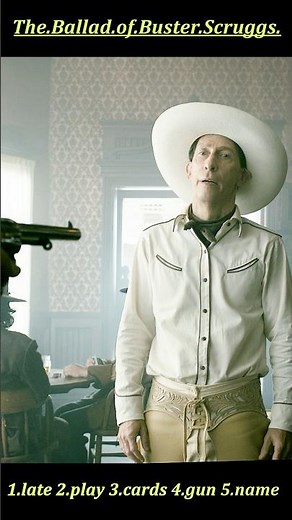 The Ballad of Buster Scruggs (2018) | Barroom Rebellion & Buster’s Table-Top Gunshot! 🤠🔥