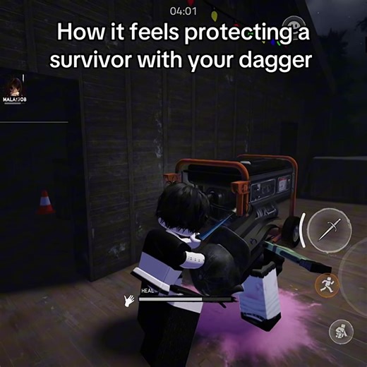 Protecting a Survivor in Roblox DBD Gameplay