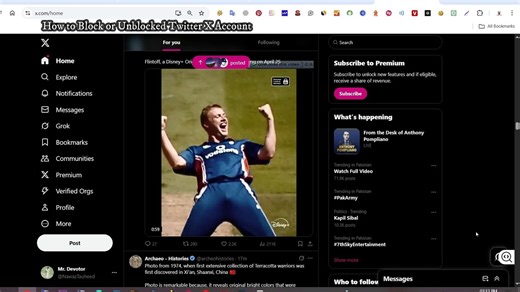 How to Block or Unblocked Twitter X Account
