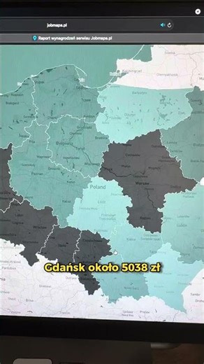 Mapa, która pokazuje gdzie znajdziesz pracę 👀
