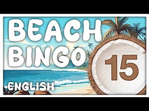 Beach Themed 90-Ball Bingo Game - 15