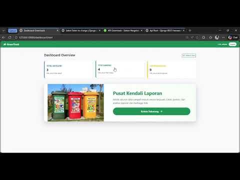 UAS Framework Programming: GreenTrack - Implementasi Decoupled Architecture (DRF & JS Native)