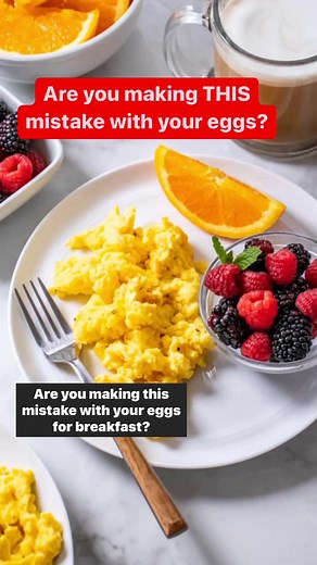 1M views · 8.2K reactions | Women over 35 I see in my practice are commonly eating 1 or 2 eggs  for breakfast which is not ❌ enough protein and if you’re not aware of your protein intake it is very easy to overlook this. This recipe ADDS Greek yogurt to boost the protein and it makes the eggs super fluffy! 朗 #eggs #breakfast #protein #highprotein #nutrition #nutritionist #weightloss #dietingtips | Skinny Fitalicious | Facebook